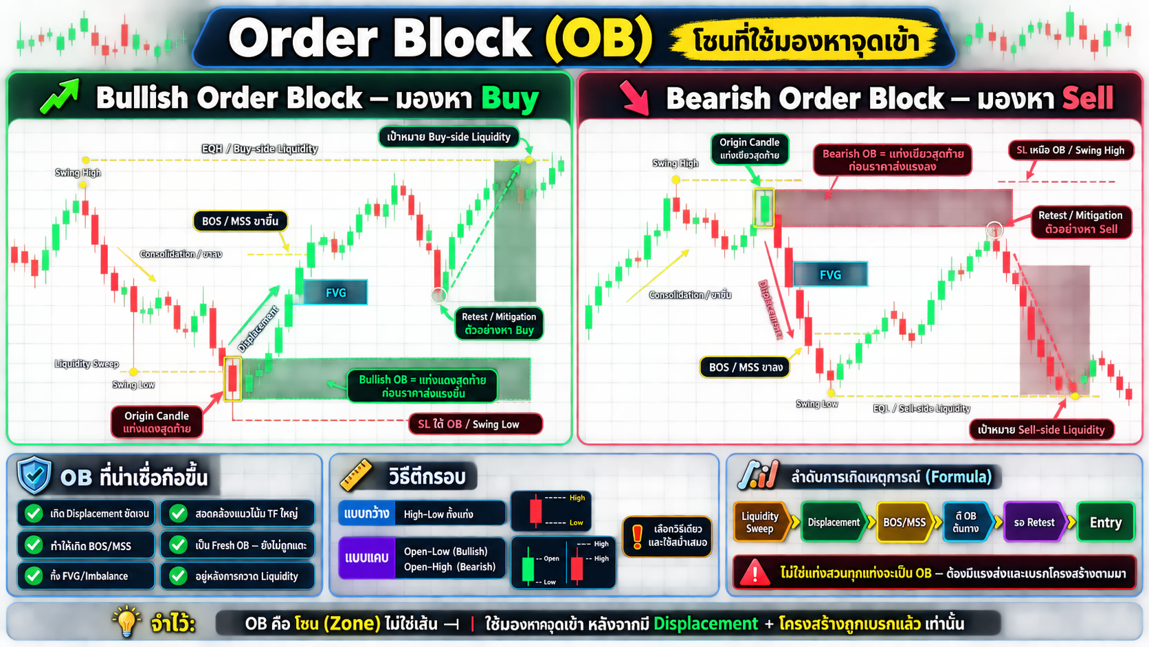 ภาพรวม Order Block (OB)